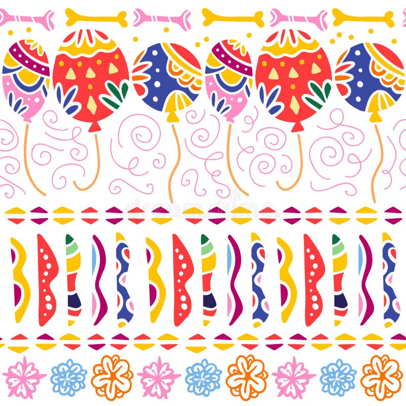 Vector il modello senza cuciture per la celebrazione tradizionale del Messico - dia de los muertos illustrazione di stock Vector il modello senza cuciture per la celebrazione tradizionale del Messico - dia de los muertos illustrazione di stock