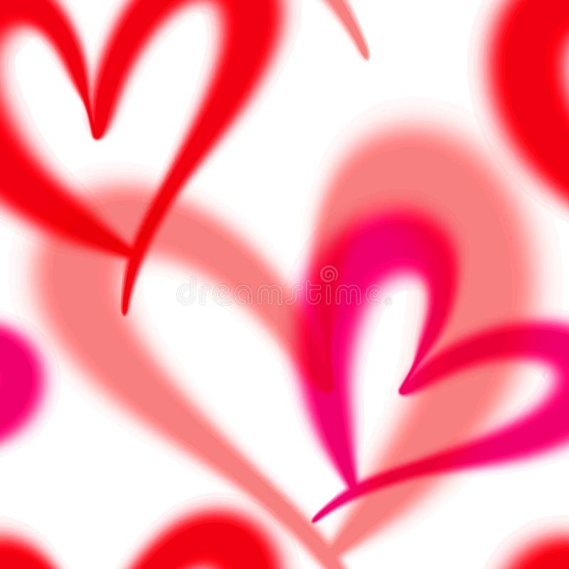 Vector il reticolo senza giunte Contesto con i cuori Fondo romantico con i toni rossi e rosa illustrazione di stock Vector il reticolo senza giunte Contesto con i cuori Fondo romantico con i toni rossi e rosa illustrazione di stock