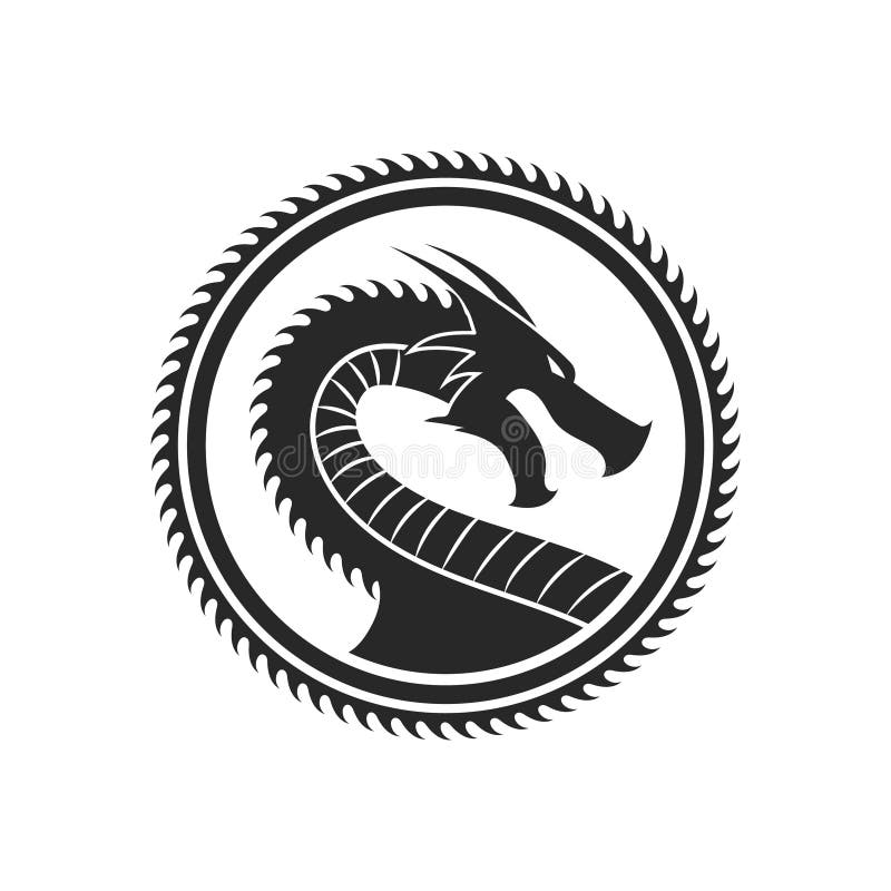 Dragon Icon Circle Stock Illustrations – 1,942 Dragon Icon Circle Stock ...