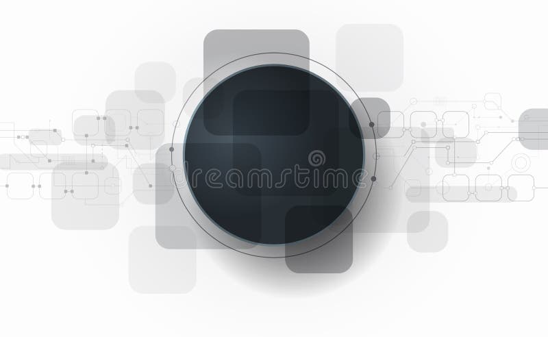 Vector illustration abstract futuristic, circuit board on light gray background royalty free illustration Vector illustration abstract futuristic, circuit board on light gray background royalty free illustration