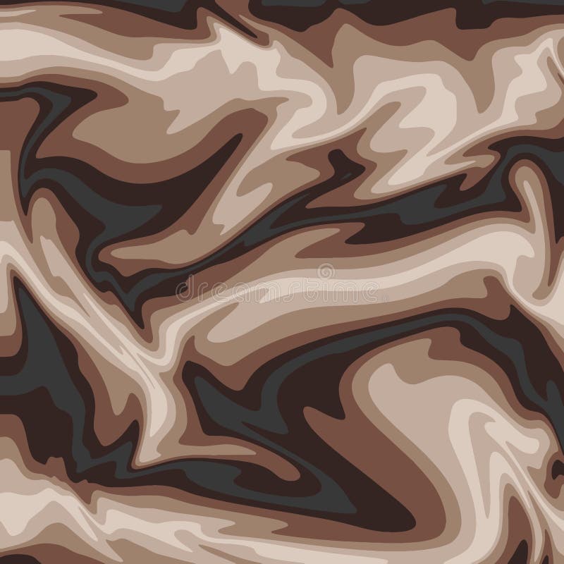 Vector illustration. Abstract wavy background in brown tones vector illustration