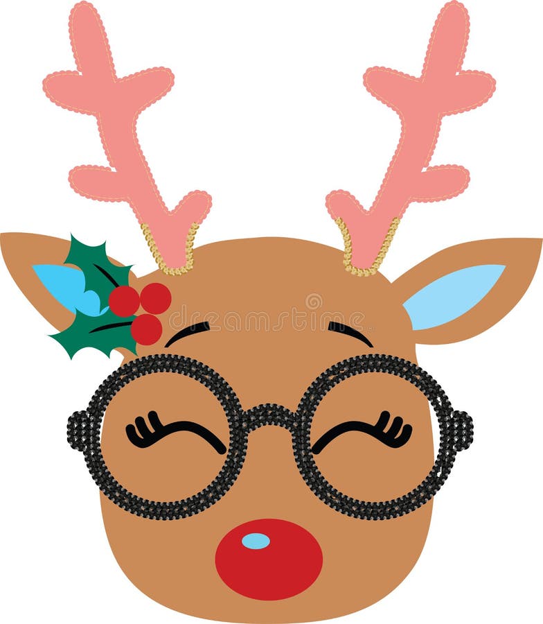 Vector illustration of Animal with horns royalty free illustration