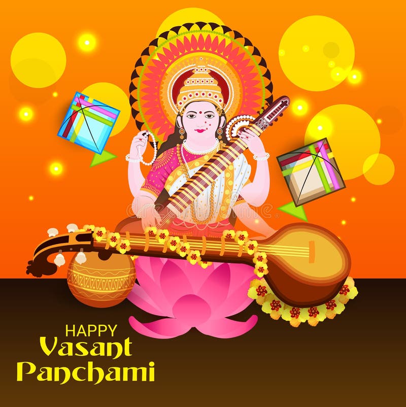 Happy Vasant Panchami Stock Illustration Illustration Of Festival 138725579 