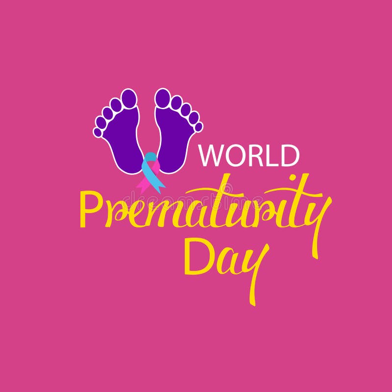World Prematurity Day stock illustration. Illustration of flyer - 159162428