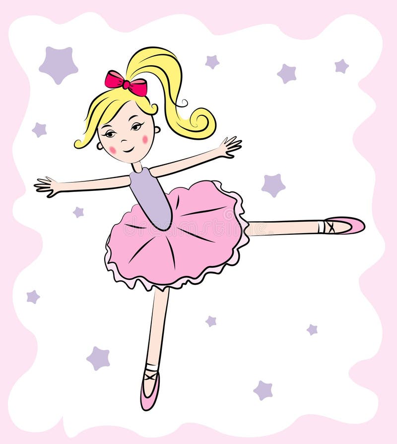 Vector Illustration Of Ballerina Stock Vector - Illustration of dancer