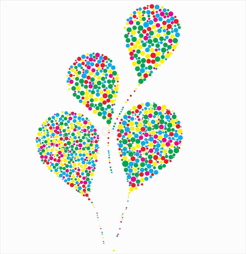 Vector illustration of balloons