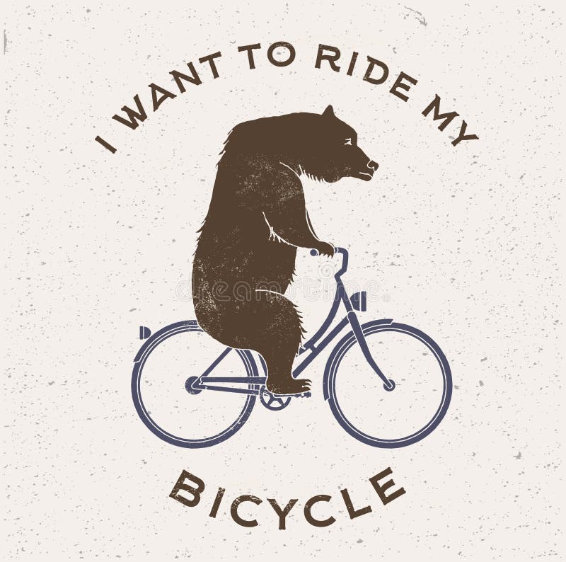 Bear Bicycle Vector Stock Illustrations 1 390 Bear Bicycle
