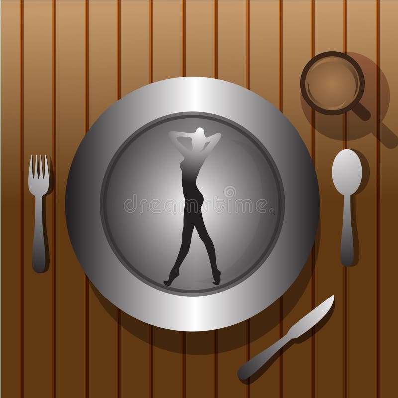 Vector illustration of a black female mannequin stock illustration Vector illustration of a black female mannequin stock illustration