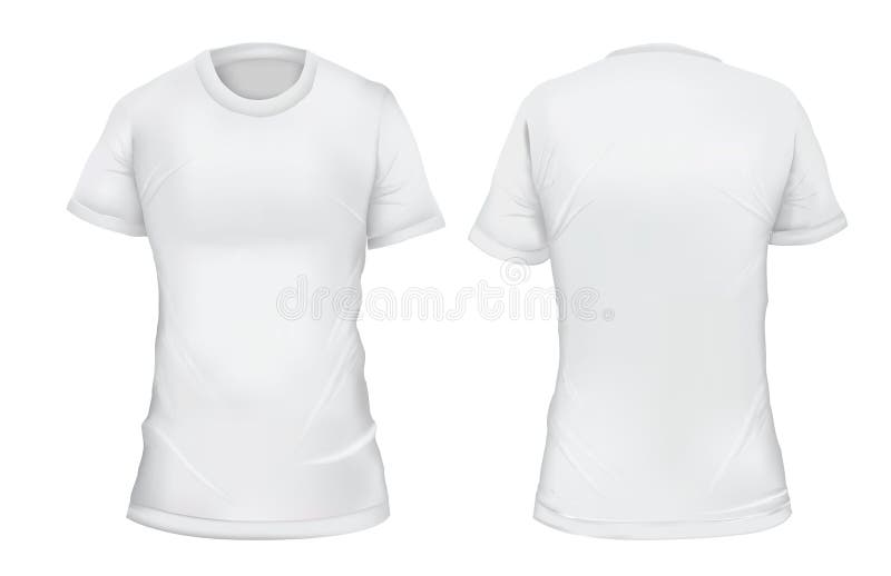 Download Women S T-shirt, Front And Back Stock Vector ...