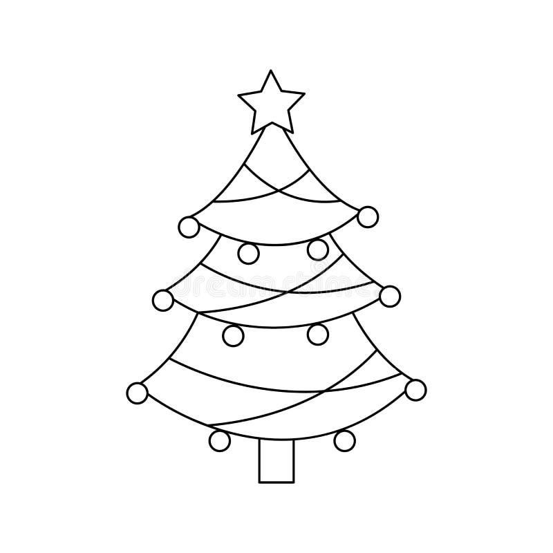 christmas ornament clipart free black and white