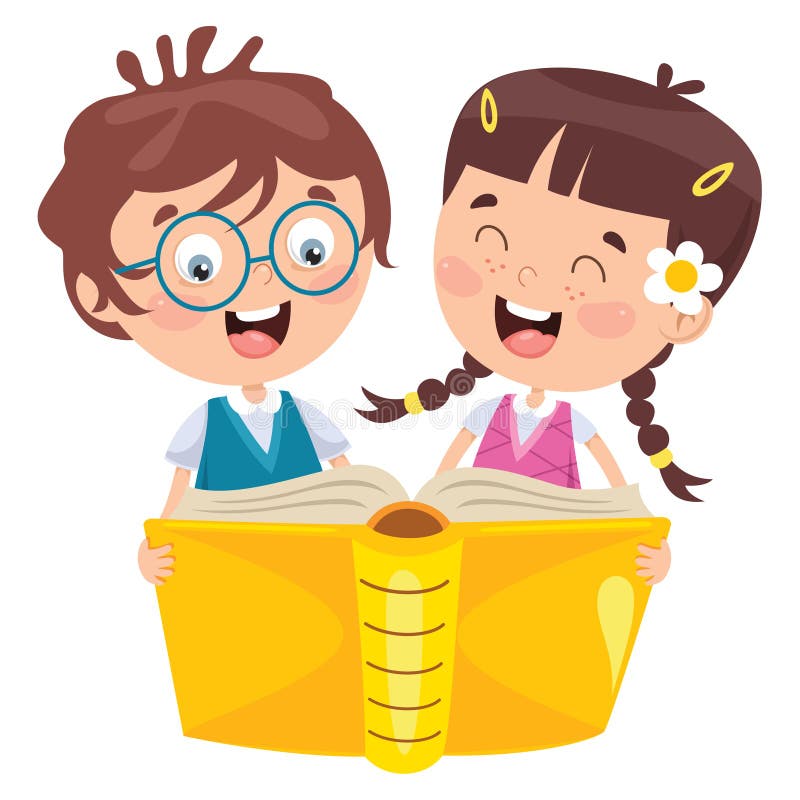 Vector Illustration of Children Education Stock Vector - Illustration ...