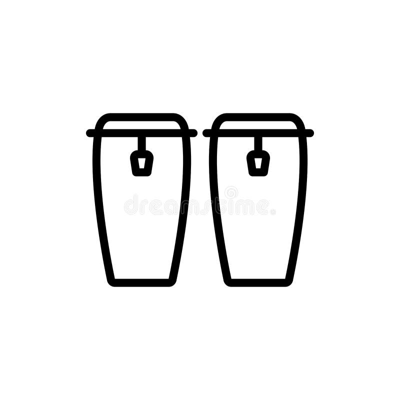 Conga Icon Vector Design Template Stock Vector Illustration of