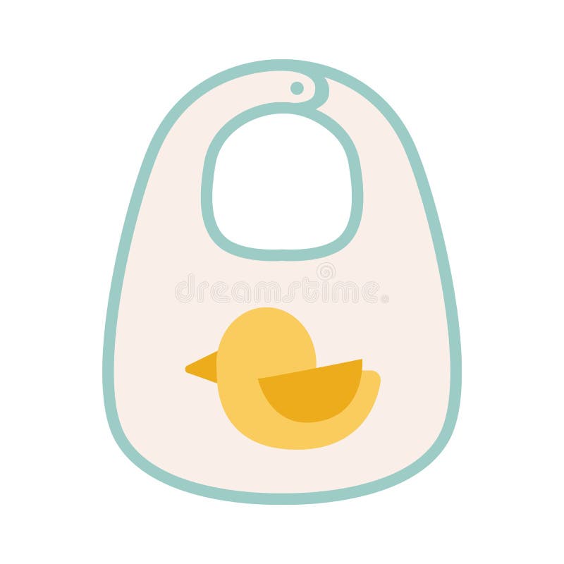 Download Vector Illustration Of Cute Bib For Baby Stock Vector ...