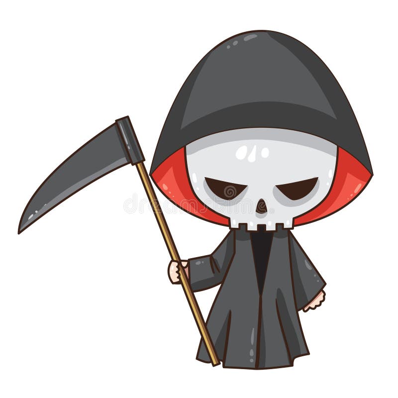 Cute Skeleton Cartoon Character Vector Illustration