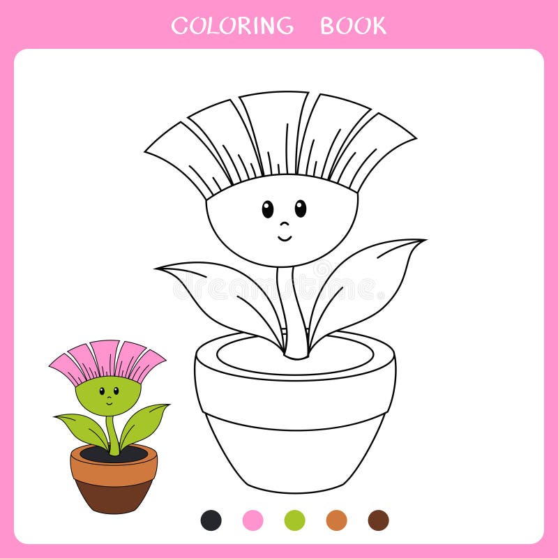 Featured image of post Flower Pot Drawing With Colour For Kids Painting a flower pot is an easy and fun diy