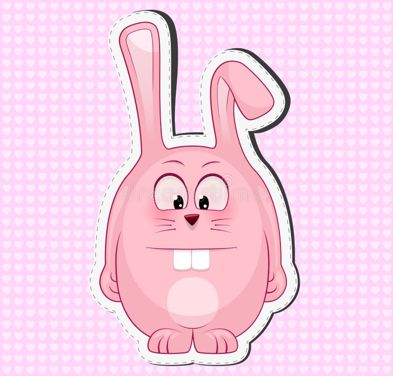 Vector illustration of cute rabbit vector illustration