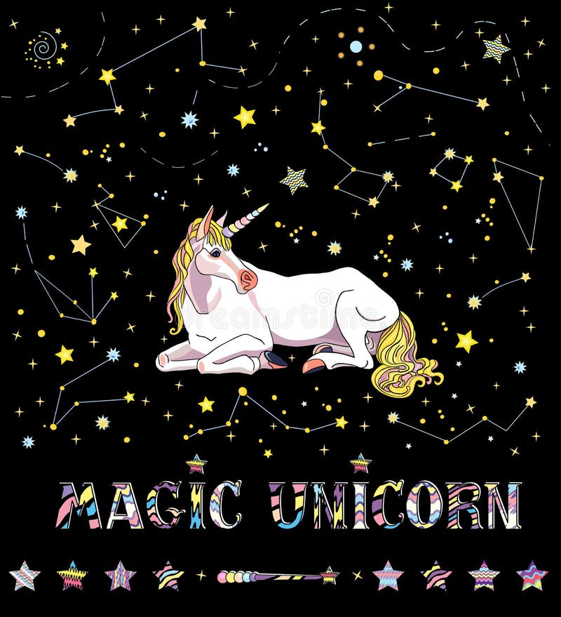 Unicorn Galaxy Stock Illustrations 2 602 Unicorn Galaxy Stock