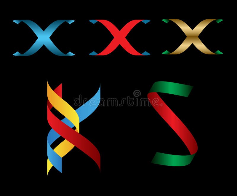 Vector illustration 3D letter Design royalty free illustration