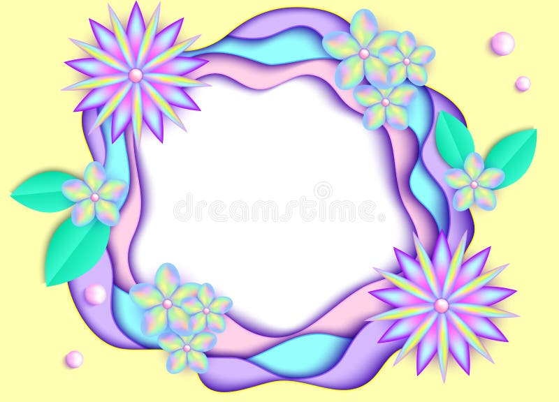 Paper art background stock vector. Illustration of layout 115594555