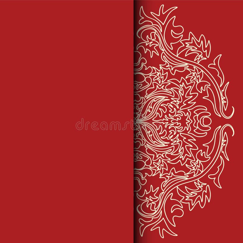 Vector Illustration of Damascus Style Pattern Stock Vector - Illustration  of frame, carpet: 135438913
