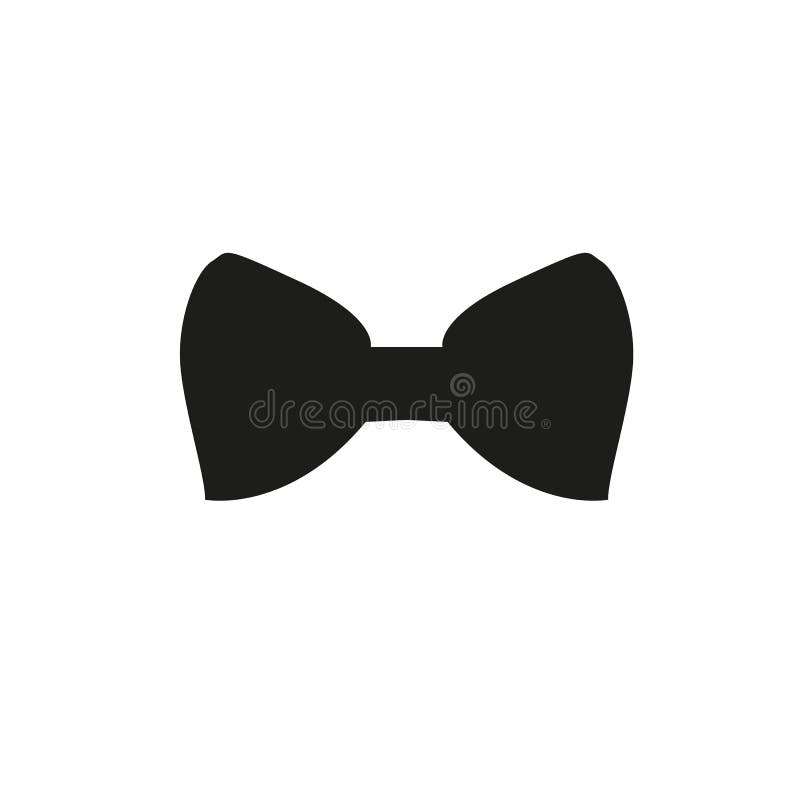 Black Bow Vector Illustration. Stock Vector - Illustration of black