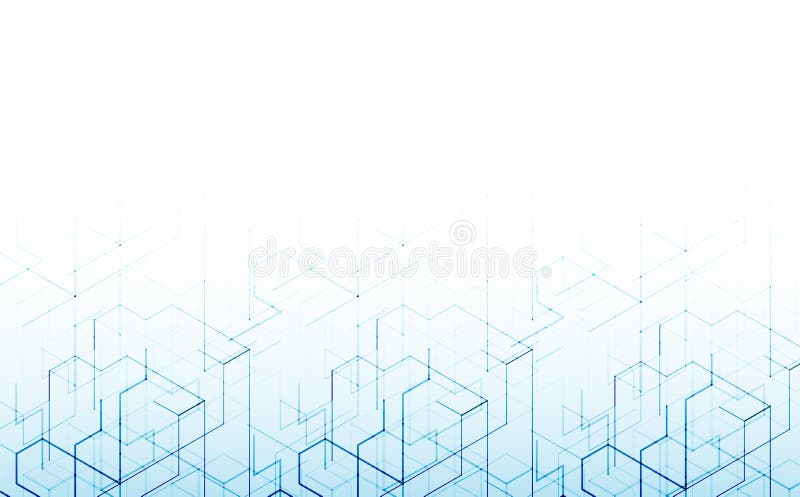 Vector illustration. Digital technology and engineering background. stock illustration