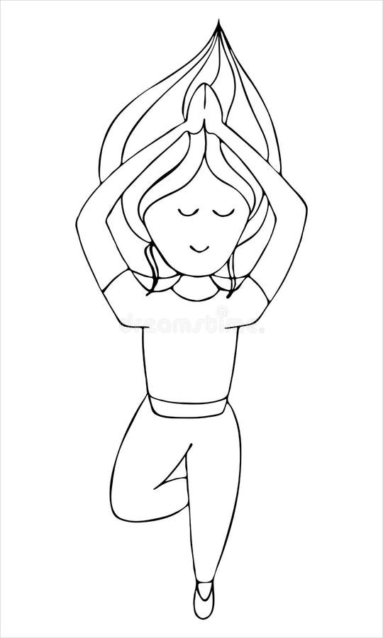 Yoga Pose Coloring Stock Illustrations – 354 Yoga Pose Coloring Stock  Illustrations, Vectors & Clipart - Dreamstime