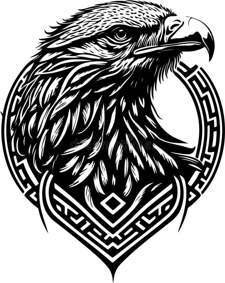 Buy Celtic Eagle Raven Viking Tattoo Logo Art .svg .png Vector for Digital  & Printing Projects T-shirts, Coffee Mugs, Posters, Stickers Online in  India - Etsy