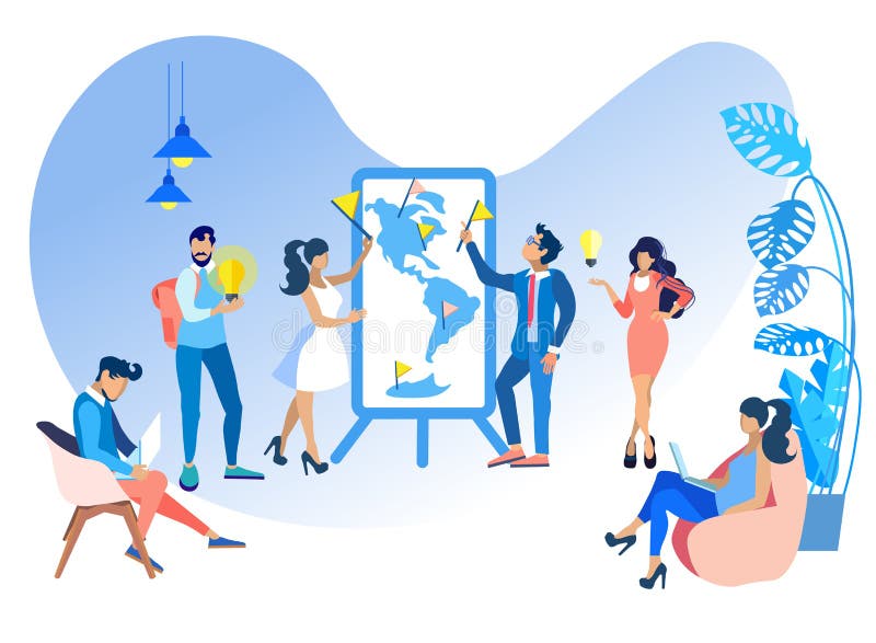 Vector Illustration Efficiency and Productivity. royalty free illustration Vector Illustration Efficiency and Productivity. royalty free illustration