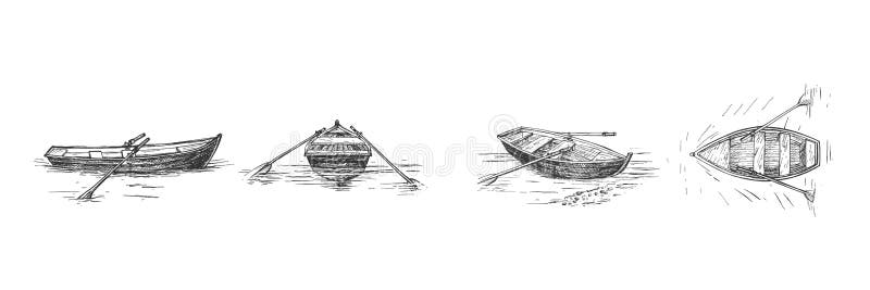 Old Rowboat, Oars, Wooden, 3d, Render, Fishing, Swamp, Vintage