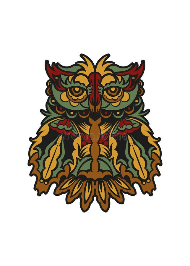 Tribal Cosmic Owl Tattoo Idea  BlackInk