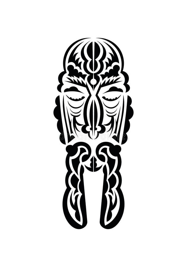 Polynesian tattoo tiki face  Polynesian Tattoo Art  Magnet  TeePublic