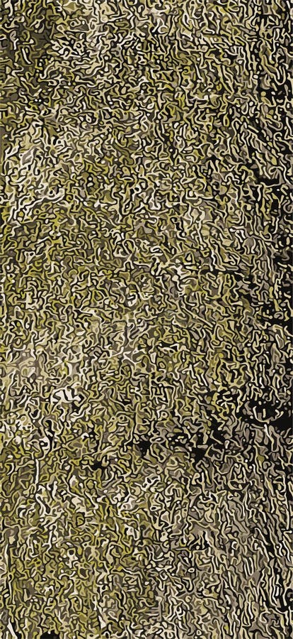 Vector illustration of Exochorda tree bark background and texture royalty free illustration