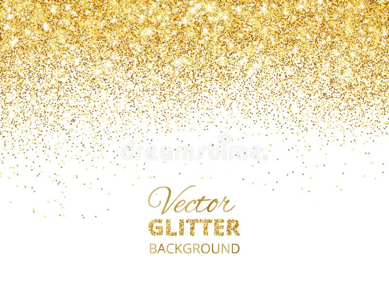 Vector illustration of falling glitter confetti, golden dust. Fe –  Silverlake 2200