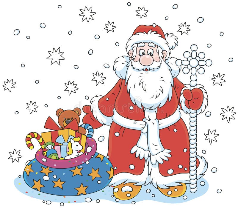 https://thumbs.dreamstime.com/b/vector-illustration-father-christmas-his-sack-christmas-presents-magical-staff-santa-claus-gift-bag-126165379.jpg