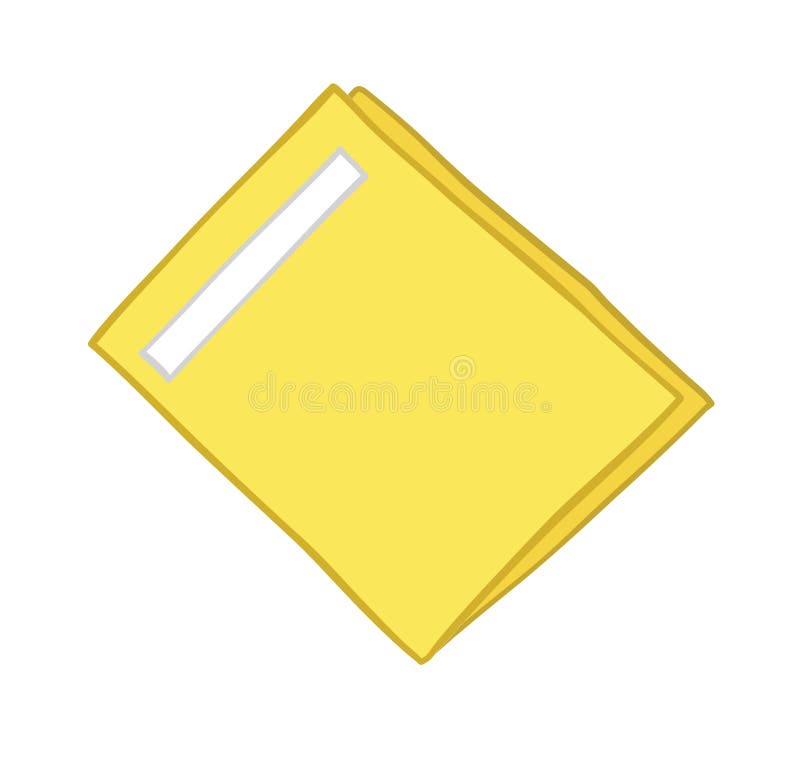 Vector illustration file folder. Hand drawn vector illustration