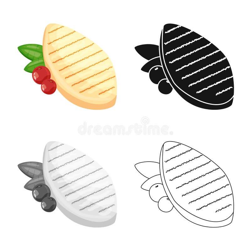Vector illustration of filet and chicken logo. Collection of filet and hot vector icon for stock. vector illustration Vector illustration of filet and chicken logo. Collection of filet and hot vector icon for stock. vector illustration