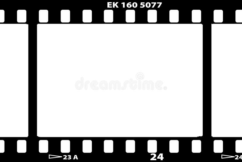 Vector illustration of film strip stock illustration