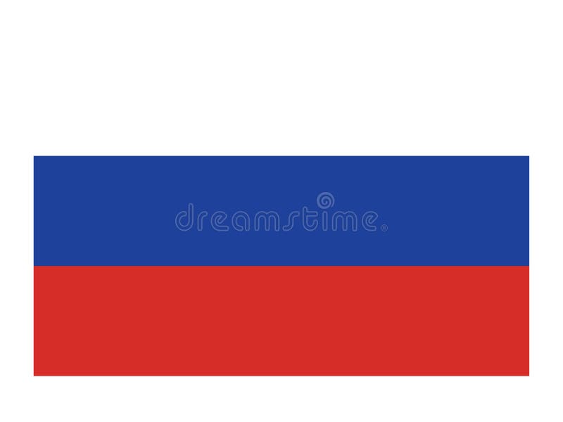 Russia waving flag flat vector Icon. Isolated Russian flag emoji  illustration Stock Vector