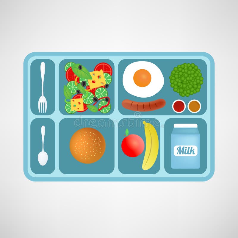 School Lunch Tray Stock Illustrations – 1,021 School Lunch Tray Stock  Illustrations, Vectors & Clipart - Dreamstime