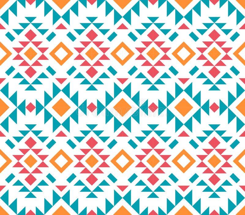 American pattern. Geometric seamless ornament. royalty free illustration American pattern. Geometric seamless ornament. royalty free illustration