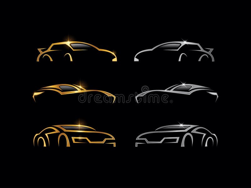 Golden Car Logo Stock Illustrations 1,332 Golden Car Logo Stock