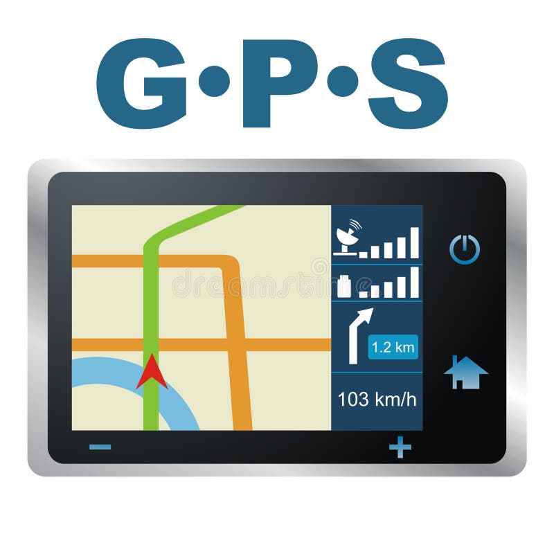 Vector illustration. GPS