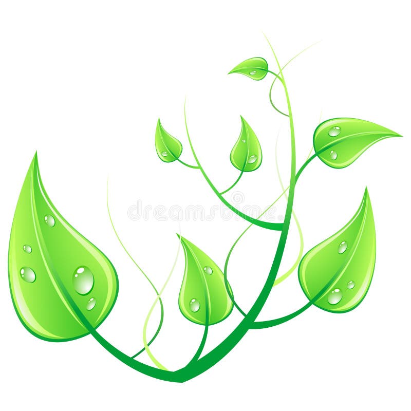 Vector illustration green enviroment concept