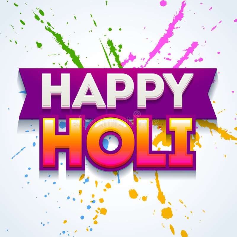 Happy Holi Background and Text Png - Holi Latest (2020) text Png