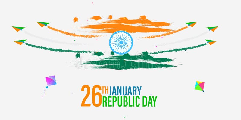 Vector Illustration of Happy Indian Republic Day Celebration ...