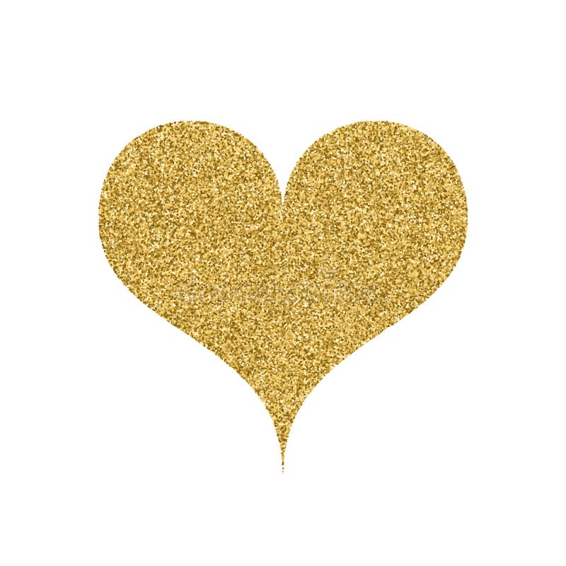 Download Vector Illustration Of A Heart Of Gold Stock Vector ...