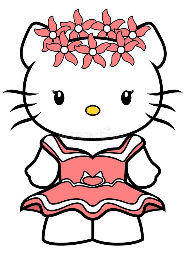 Adorable Baby Hello Kitty Clipart