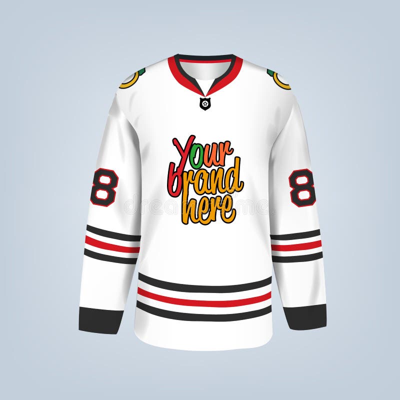 Vector Illustration Of Blank Hockey Jersey Template Stock Illustration -  Download Image Now - iStock