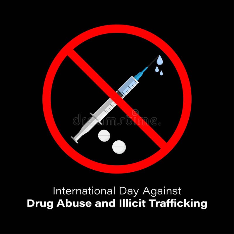 Vector Illustration for International Day Against Drug Abuse and ...